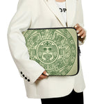 Green Maya Calendar Print Laptop Sleeve