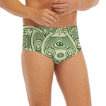 Green Maya Calendar Print Men's Briefs