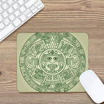 Green Maya Calendar Print Mouse Pad