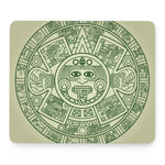 Green Maya Calendar Print Mouse Pad
