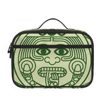Green Maya Calendar Print Portable Lunch Bag