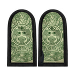Green Maya Calendar Print Skillet Handle Cover