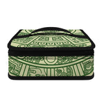 Green Maya Calendar Print Small Lunch Bag