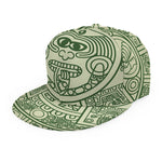 Green Maya Calendar Print Snapback Cap