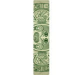 Green Maya Calendar Print Table Runner