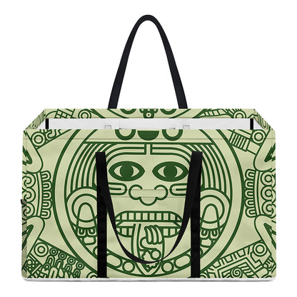 Green Maya Calendar Print Utility Tote Bag