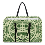 Green Maya Calendar Print Utility Tote Bag