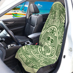Green Maya Calendar Print Waterproof Car Seat Cover