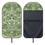 Green Maya Calendar Print Waterproof Car Seat Cover