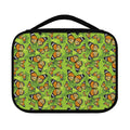 Green Monarch Butterfly Pattern Print Classic Bible Case