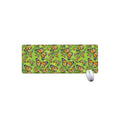 Green Monarch Butterfly Pattern Print Extended Mouse Pad