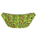 Green Monarch Butterfly Pattern Print Fanny Pack
