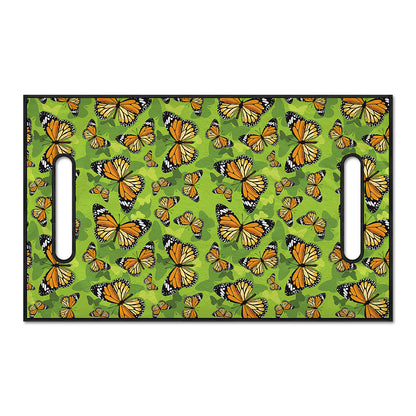 Green Monarch Butterfly Pattern Print Golf Cart Seat Cover