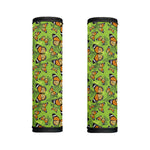 Green Monarch Butterfly Pattern Print Handle Covers