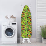 Green Monarch Butterfly Pattern Print Ironing Board Cover