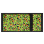 Green Monarch Butterfly Pattern Print Trifold Wallet