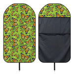 Green Monarch Butterfly Pattern Print Waterproof Car Seat Cover