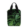 Green Monstera Leaf Print Bible Tote Bag