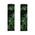 Green Monstera Leaf Print Handle Covers