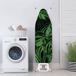 Green Monstera Leaf Print Ironing Board Cover