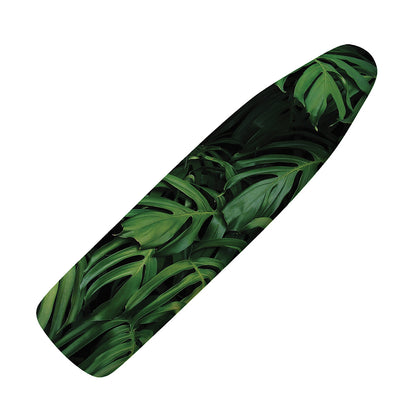 Green Monstera Leaf Print Ironing Board Cover