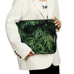 Green Monstera Leaf Print Laptop Sleeve