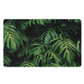 Green Monstera Leaf Print Polyester Doormat