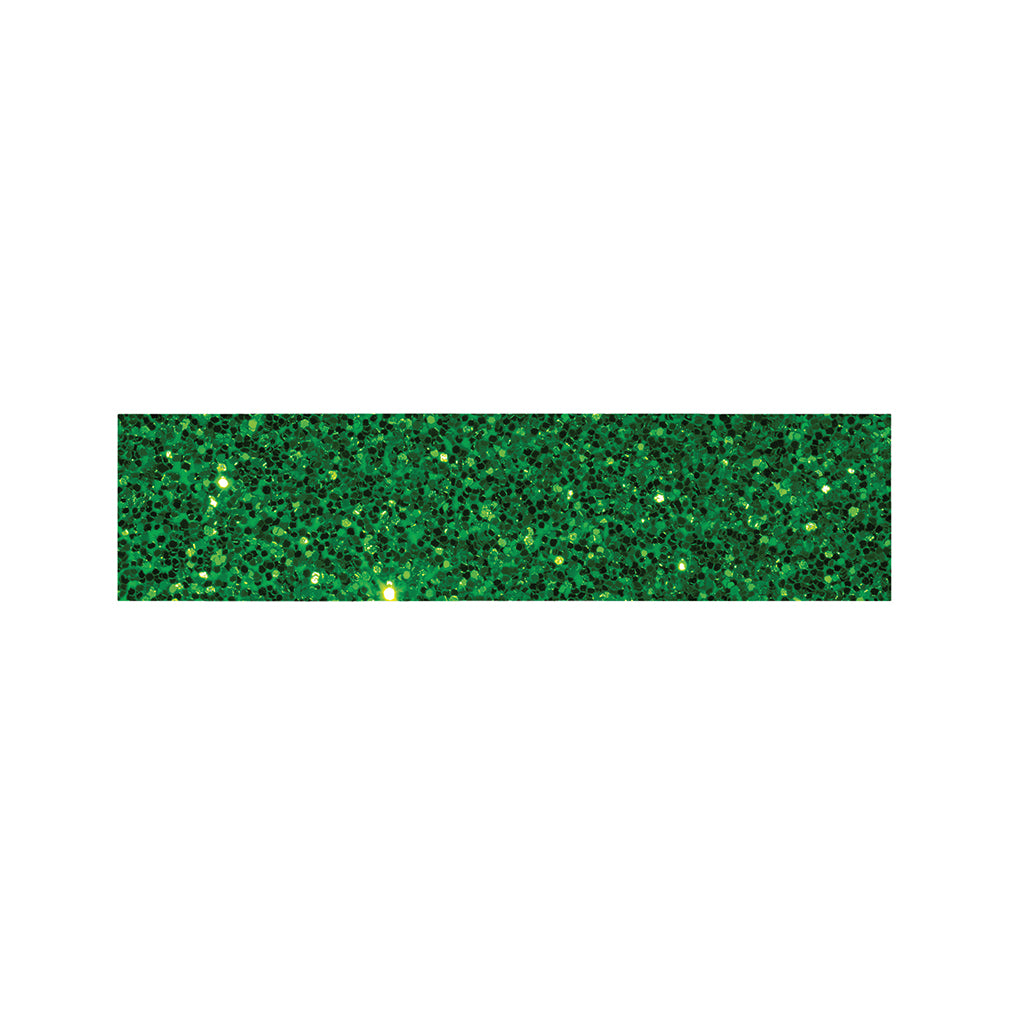 Green (NOT Real) Glitter Print Bed Runner
