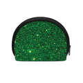 Green (NOT Real) Glitter Print Coin Purse