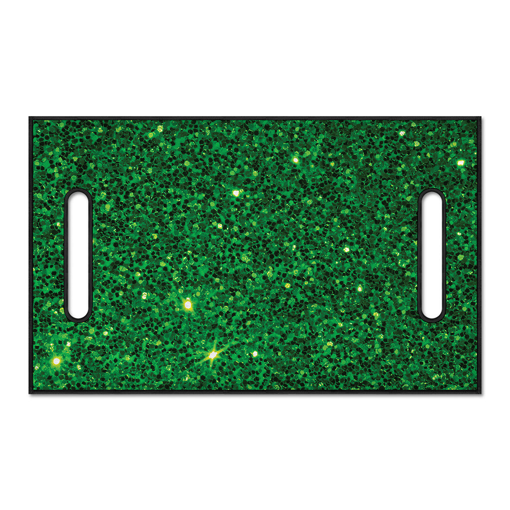 Green (NOT Real) Glitter Print Golf Cart Seat Cover