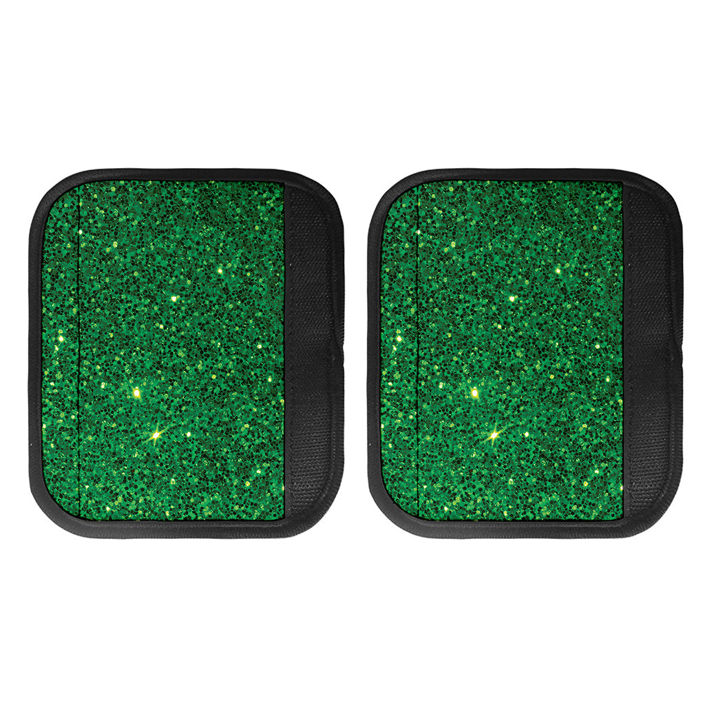 Green (NOT Real) Glitter Print Handle Covers