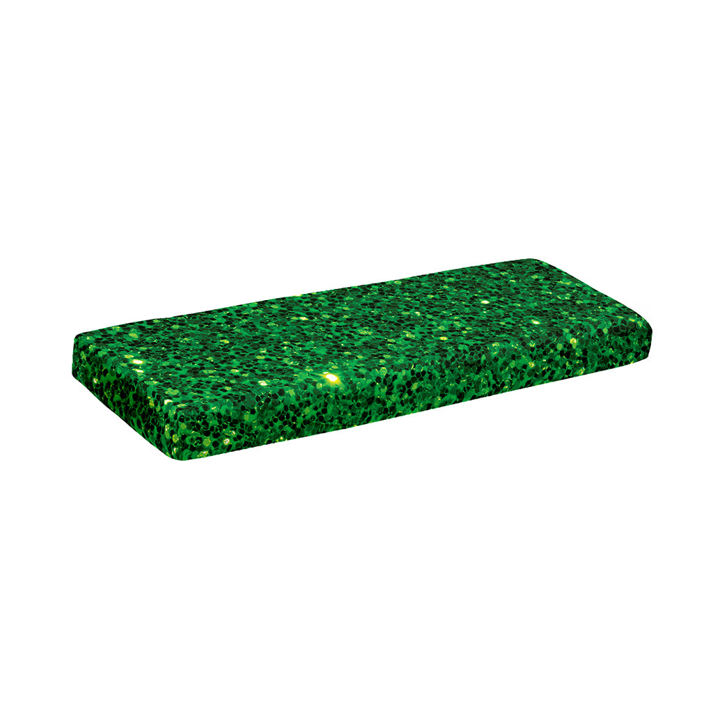 Green (NOT Real) Glitter Print Piano Keyboard Cover