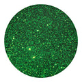 Green (NOT Real) Glitter Print Round Blanket