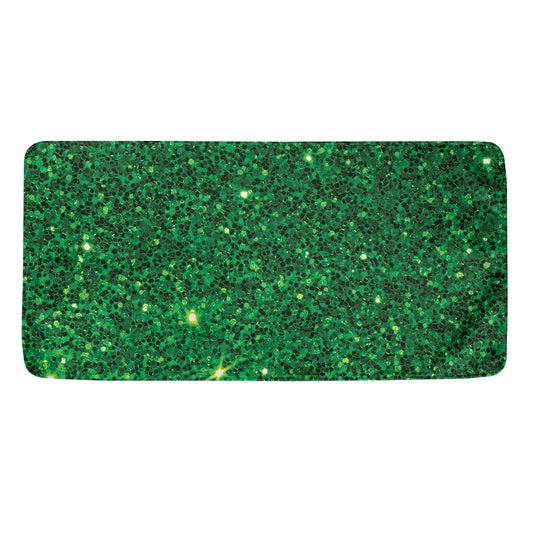 Green (NOT Real) Glitter Print Towel