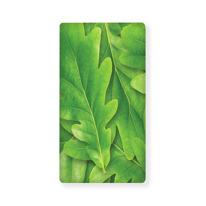 Green Oak Leaf Print Baby Crib Sheet