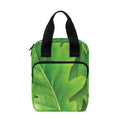 Green Oak Leaf Print Bible Tote Bag