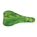 Green Oak Leaf Print Bicycle Seat Cover