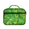Green Oak Leaf Print Briefcase Bible Bag