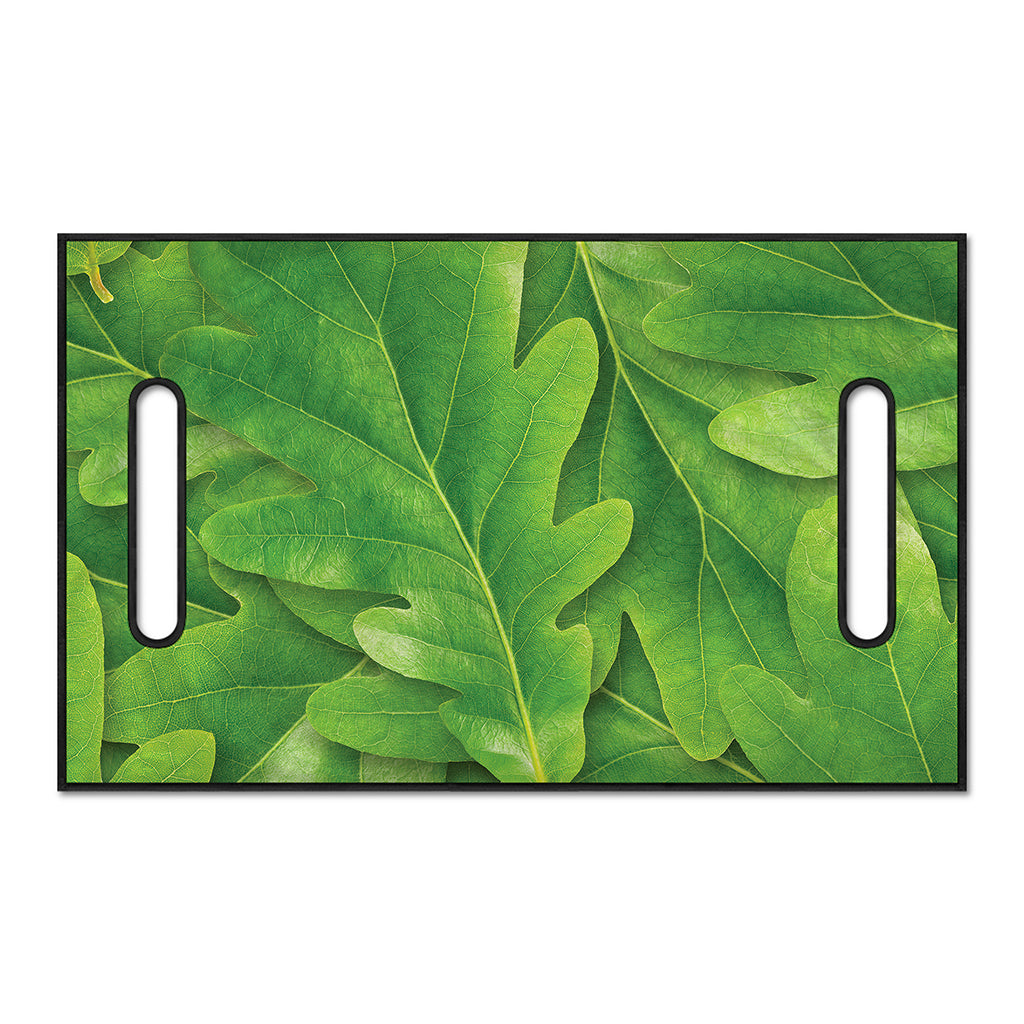 Green Oak Leaf Print Golf Cart Seat Cover