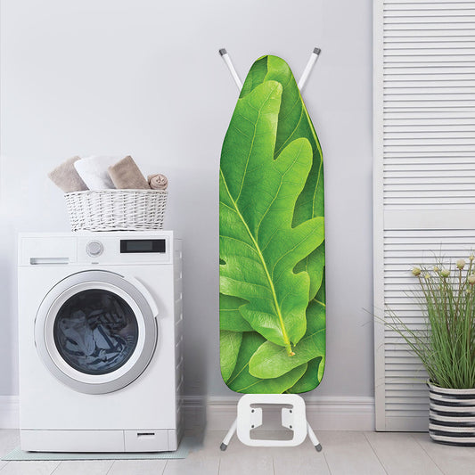 Green Oak Leaf Print Ironing Board Cover