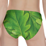 Green Oak Leaf Print Women's Panties