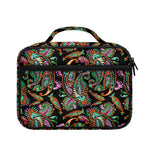 Green Orange And Pink Paisley Print Briefcase Bible Bag