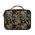 Green Orange And Pink Paisley Print Briefcase Bible Bag