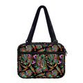 Green Orange And Pink Paisley Print Double Strap Bible Bag