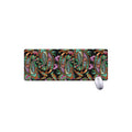 Green Orange And Pink Paisley Print Extended Mouse Pad