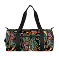 Green Orange And Pink Paisley Print Gym Bag