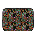 Green Orange And Pink Paisley Print Laptop Sleeve