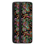 Green Orange And Pink Paisley Print Refrigerator Handle Covers