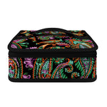 Green Orange And Pink Paisley Print Small Lunch Bag