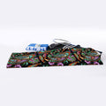 Green Orange And Pink Paisley Print Sports Towel